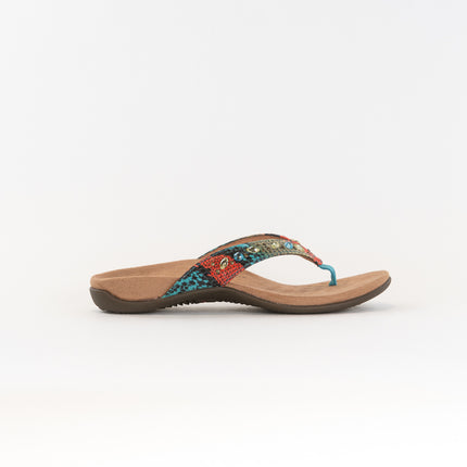 Vionic Lucia Snake Thong Sandal (Women's) - Blue Teal