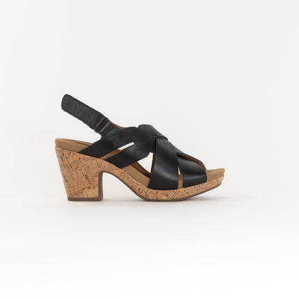 Cobb HIll Alleah Slingback Sandal (Women's) - Black Leather