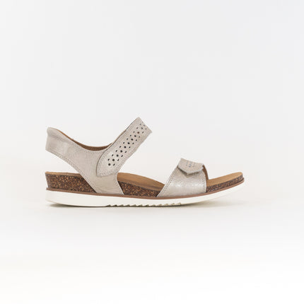 Cobb Hill May Strappy Sandal (Women's) - White Metallic