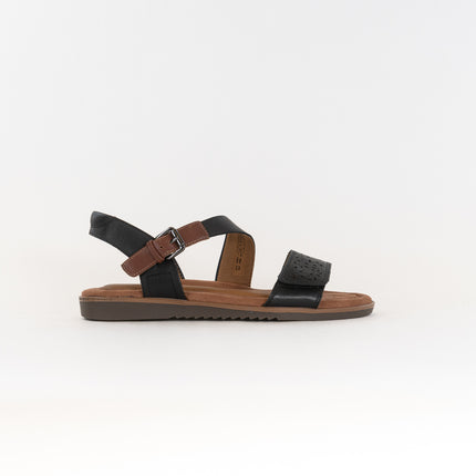 Cobb Hill Zion Sandal (Women's) - Black Leather