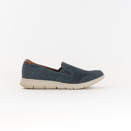 Cobb Hill Lidia Slip On (Women's) - Blue Nubuck