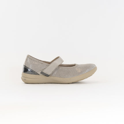 Fidelio Hallux Hi-Energy Mary Jane (Women's) - Stone Metallic Leather