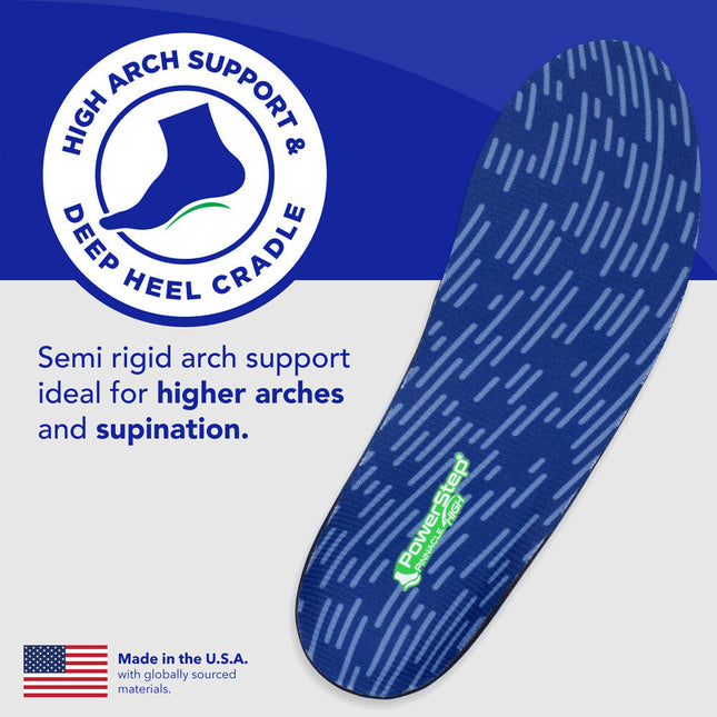 Powerstep Pinnacle High Orthotic (Unisex)