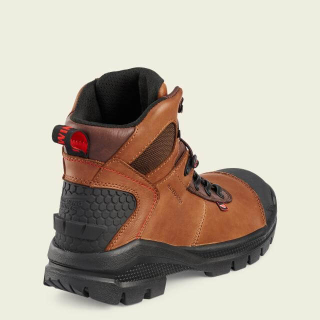 Redwing 2436 6'' Aluminum Toe/Electrical Hazard/Waterproof (Men's) - Brown