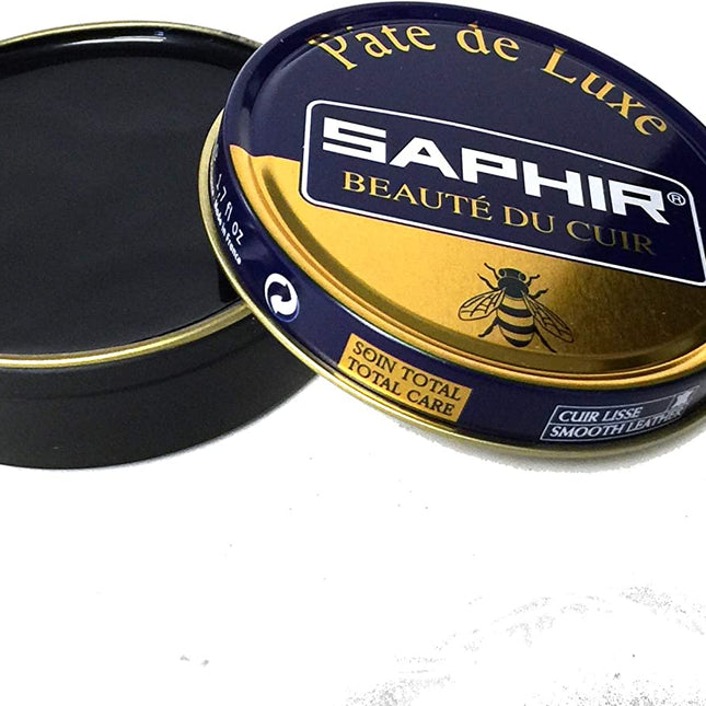 Saphir Pate De Luxe Wax Polish - Black