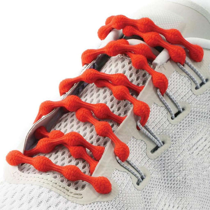 Caterpy Run No-Tie Shoelaces - Silky White