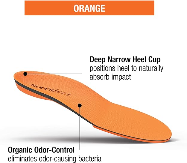 Superfeet Orange Orthotic Insole (Unisex) - Orange