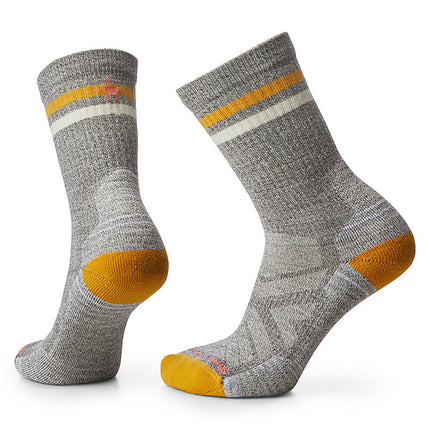 Smartwool Hike Light Cushion Tube Stripe Crew Socks (Women's) - Taupe Natural-Marl