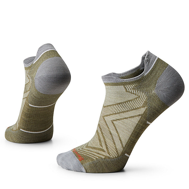 Smartwool Run Zero Cushion Low Ankle Socks (Unisex) - Winter Moss