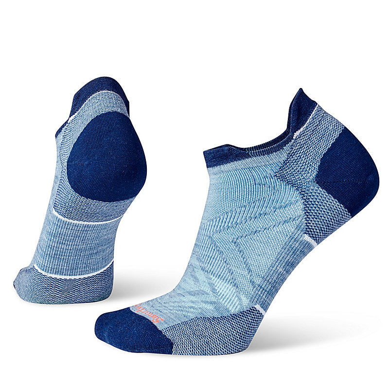 Smartwool Run Zero Cushion Low Ankle Sock (Women's) - Mist Blue