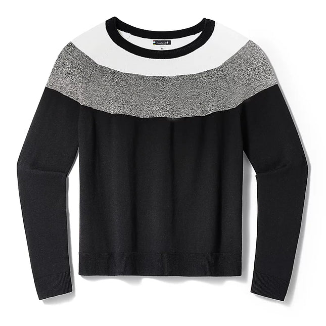 Women's Edgewood Colorblock Crew Sweater - Black