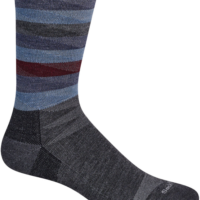 Sockwell Men’s Peaks | Moderate Graduated Compression Socks - Charcoal