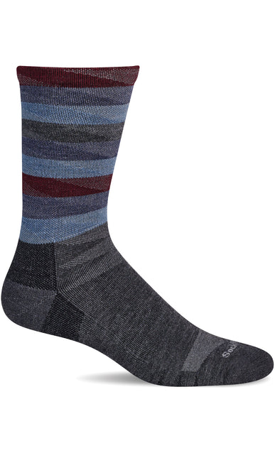 Sockwell Men’s Peaks | Moderate Graduated Compression Socks - Charcoal