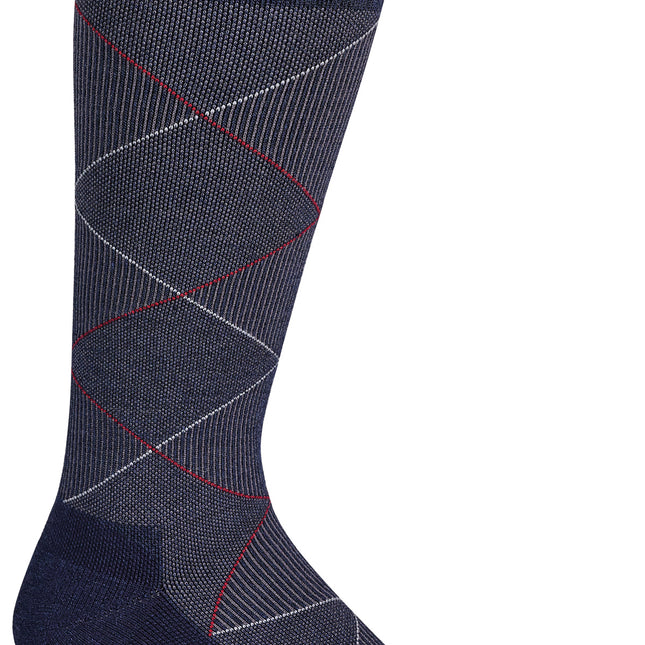 Sockwell Men’s Scottie | Firm Graduated Compression Socks - Denim