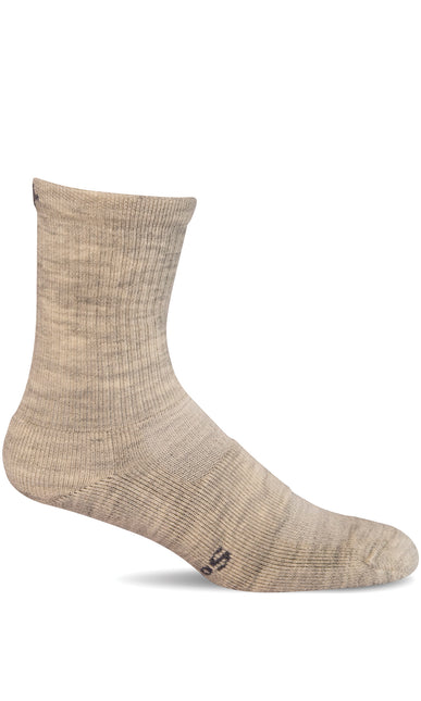 SOCKWELL WOMEN’S WALK ABOUT CREW| MODERATE GRADUATED COMPRESSION SOCKS - ASH
