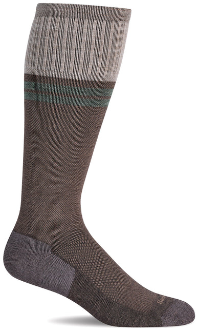 Sockwell Men's Sportster | Moderate Graduated Compression Socks - Mushroom
