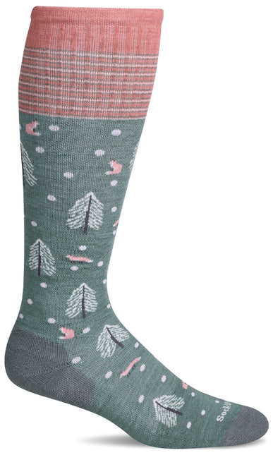 Sockwell Women’s Fox Play | Firm Graduated Compression Socks - Juniper