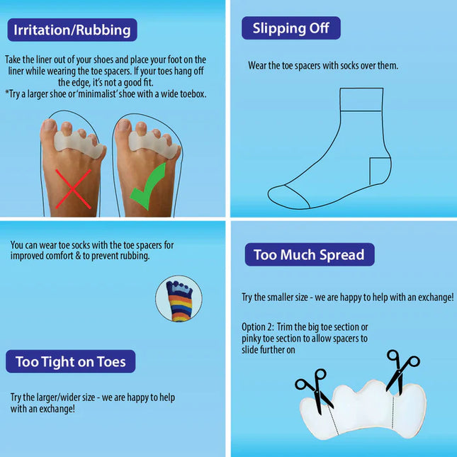 SOUL INSOLE Premium Toe Spacers