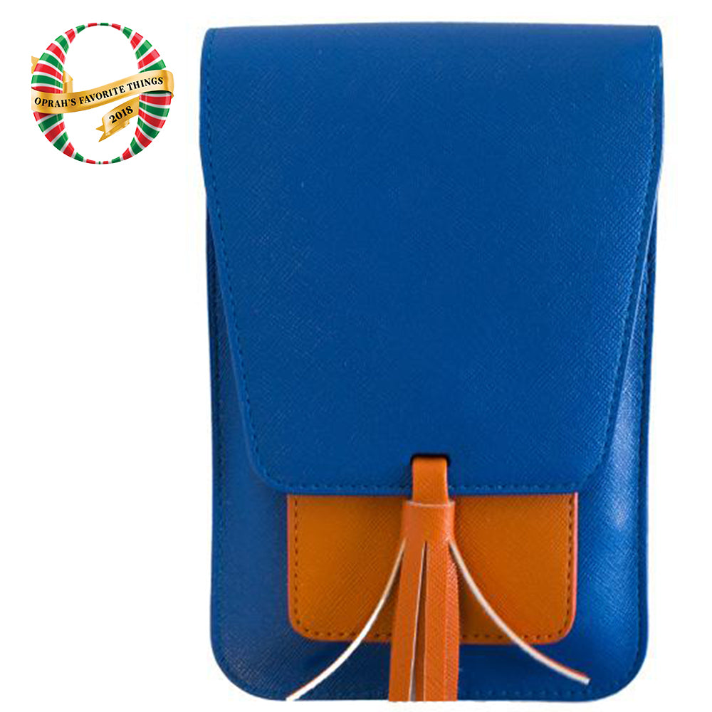 K Carroll Harper Crossbody - Royal Blue & Orange