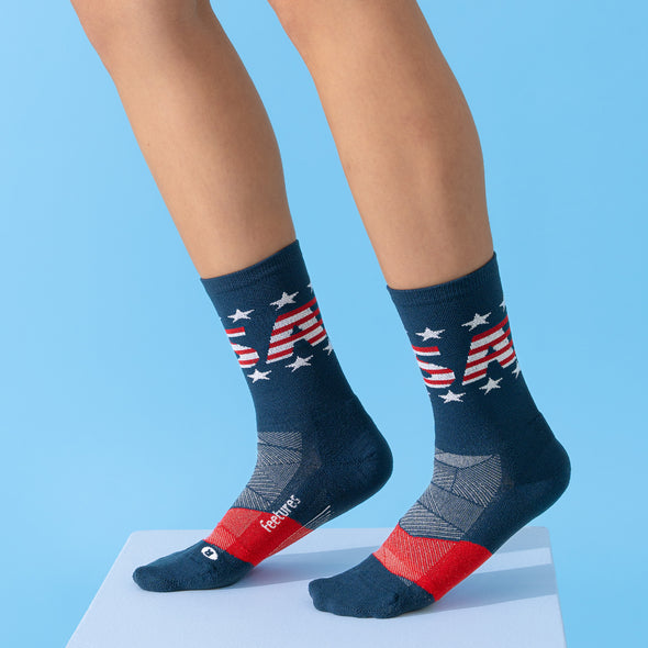 Feetures Elite Light Cushion Mini Crew - Limited Edition - USA