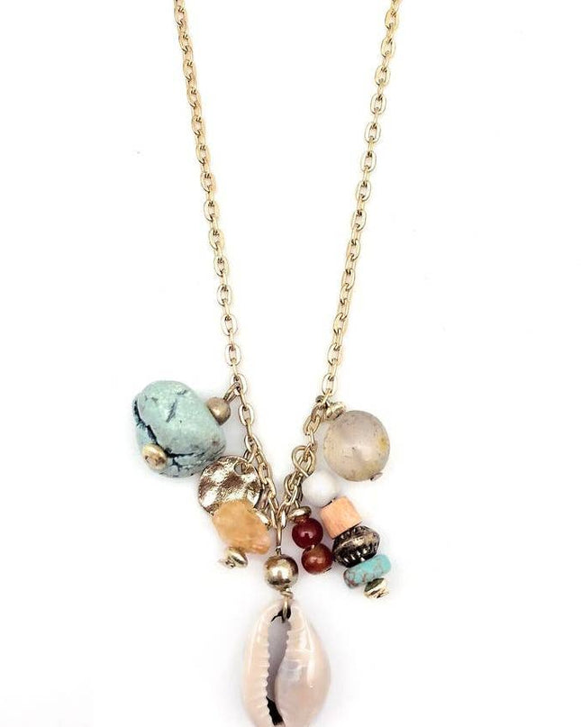 Sachi Shell Cluster Short Necklace