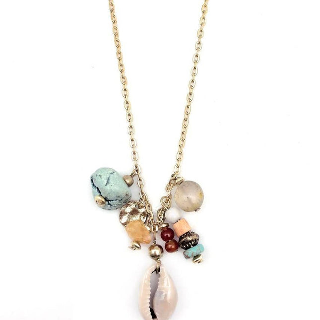 Sachi Shell Cluster Short Necklace