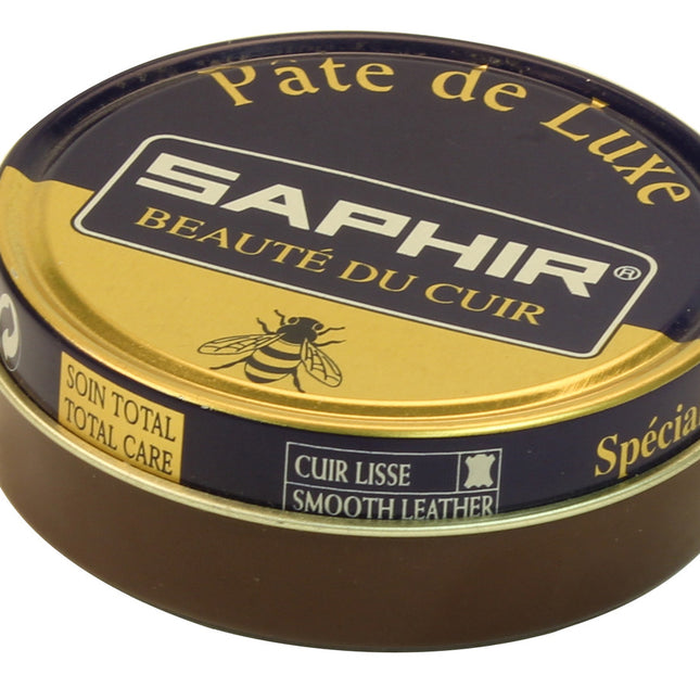 Saphir Pate De Luxe Wax Polish - Medium Brown