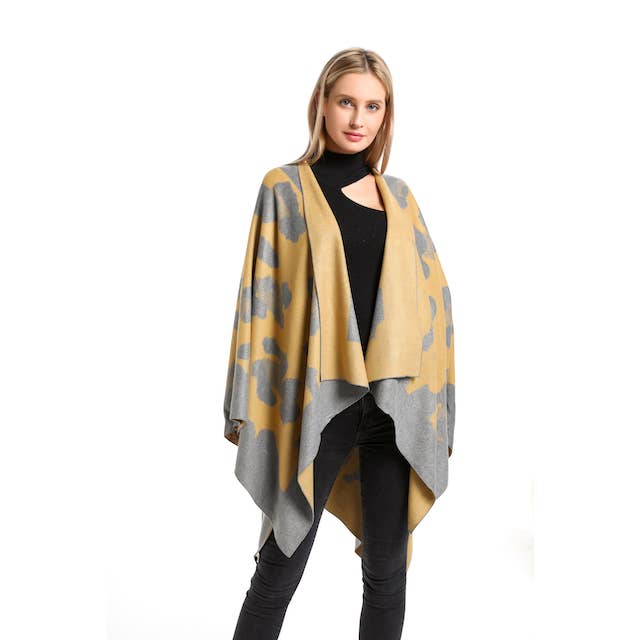 PRETTY PERSUASIONS Sierra Jaguar Reversible Cape