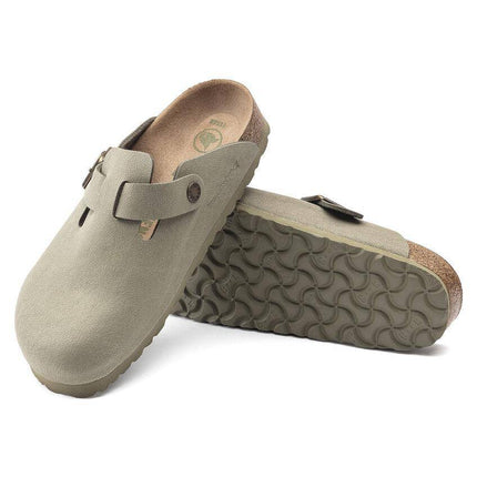 Birkenstock Boston Vegan (Men's) - Khaki