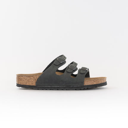 Birkenstock Florida Soft Footbed (Women's) - Black Oiled Leather