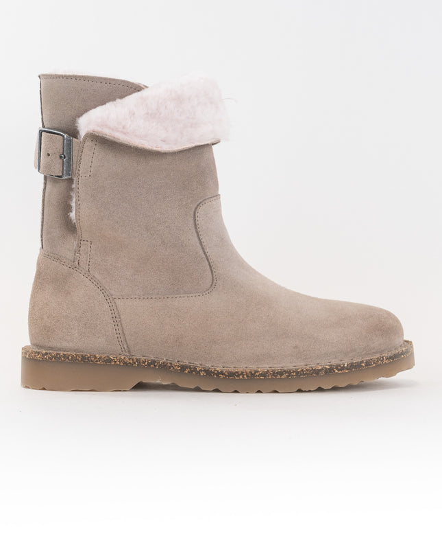 Birkenstock Uppsala Shearling (Women's) - Gray Taupe Suede