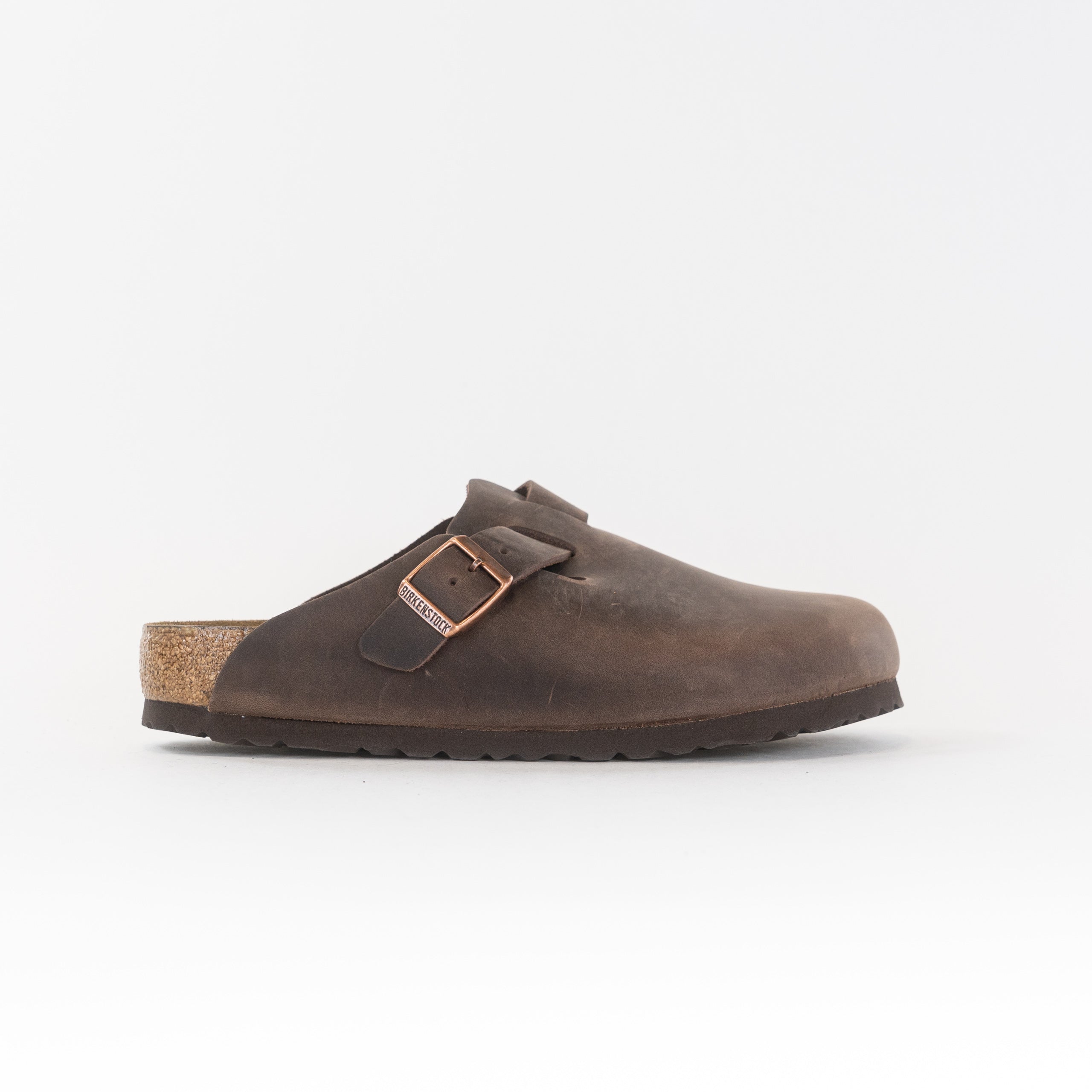Birkenstock Boston Soft Footbed (Unisex) - Habana Oiled Leather