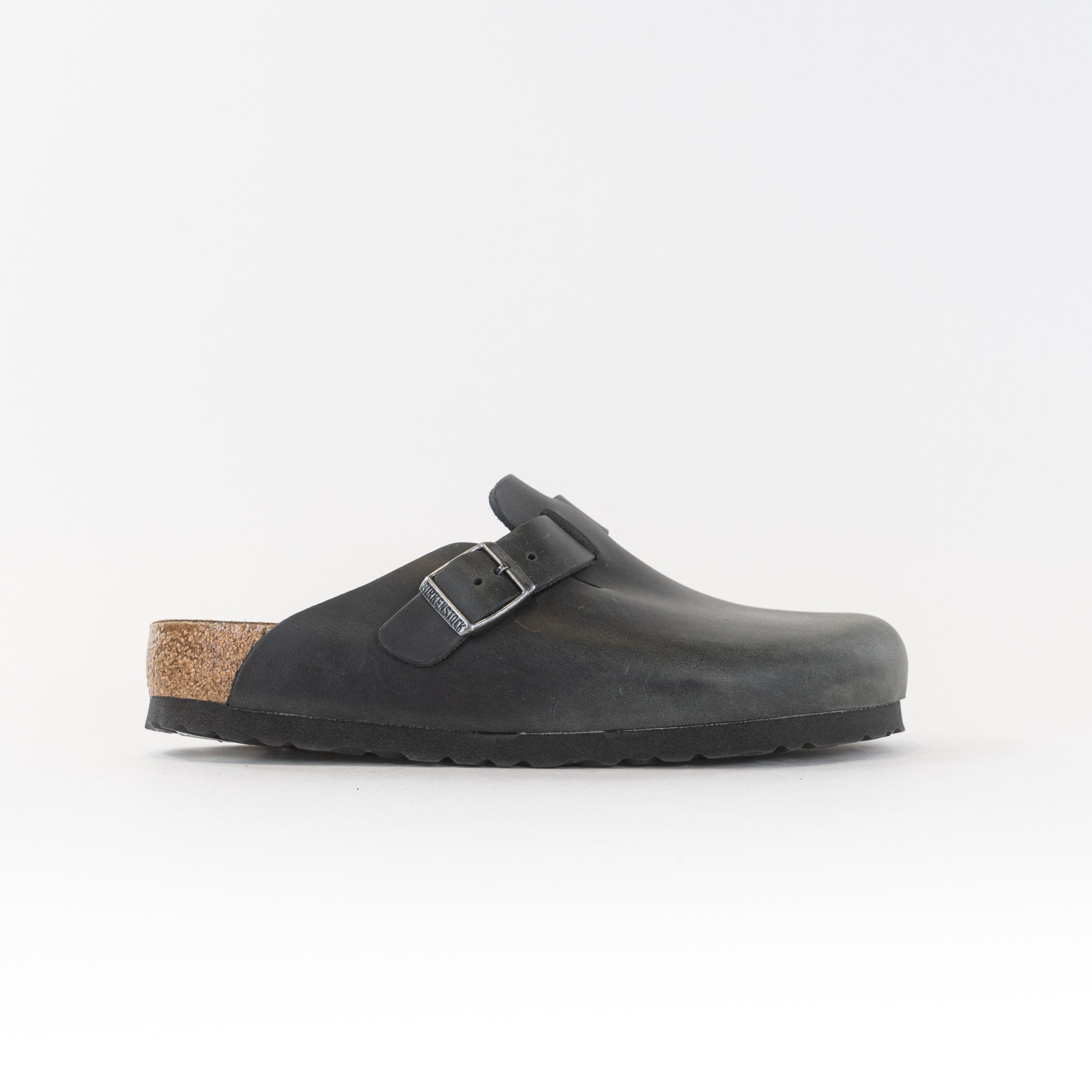 Birkenstock Boston (Unisex) - Black Oiled Leather