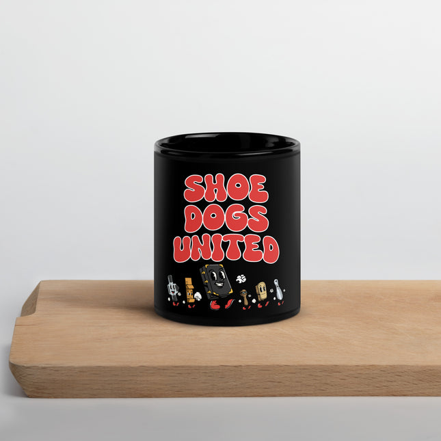 Shoe Dog United - The Family Line - Black Glossy Mug