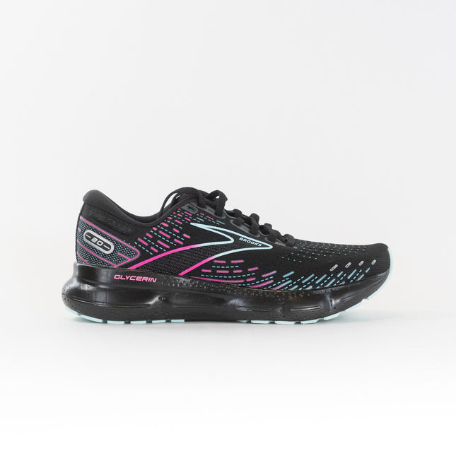Brooks Glycerin 20 (Women's) - Black/Blue/Light Pink