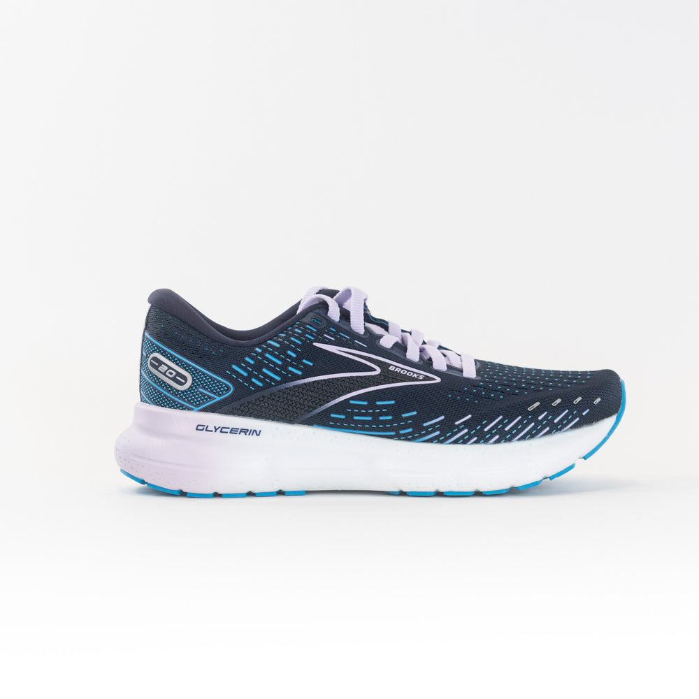 Brooks Glycerin 20 (Women's) - Peacoat/Ocean/Pastel Lilac