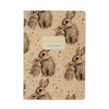 BV by Bruno Visconti A5 Notebook - Bunnies