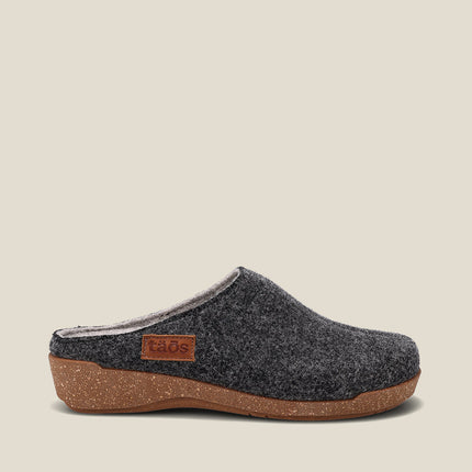 Taos Woollery Wool Clog (Women's) - Charcoal