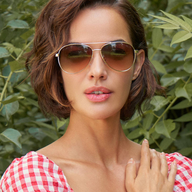 Limited Edition Julieta - Gold Sunglasses