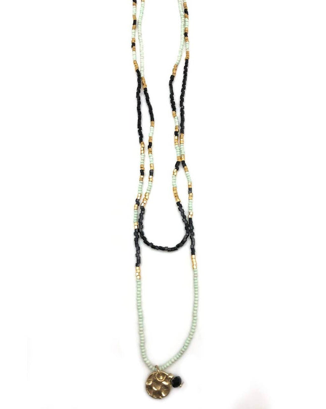 Sachi Dual Layer Short Necklace