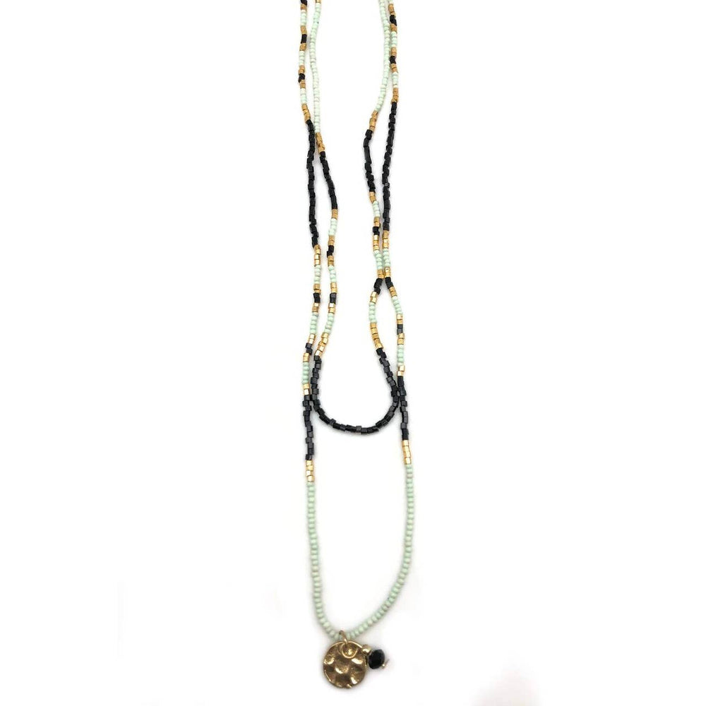 Sachi Dual Layer Short Necklace