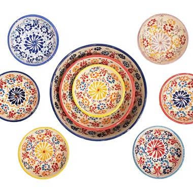 Agean Design Ceramic Bowl -15 cm