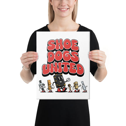 Shoe Dogs United - The Family Line - 11" x 14" Canvas