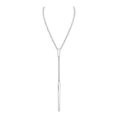 Sterling Bar Y Necklace