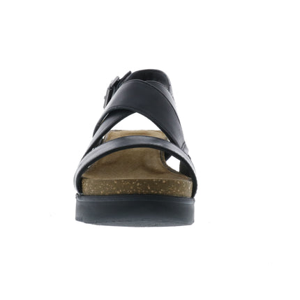 Clarks Lizby Cross (Women's) - Black Leather
