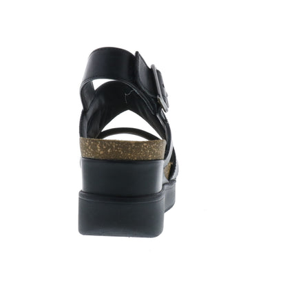 Clarks Lizby Cross (Women's) - Black Leather