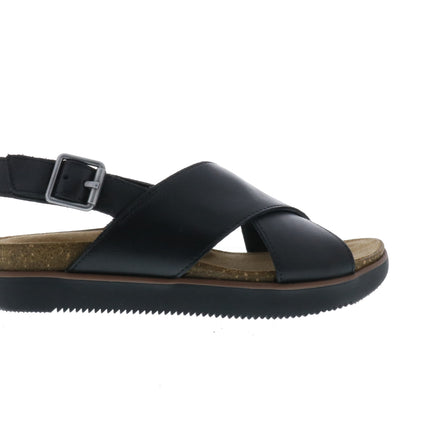 Clarks Elayne Cross (Women's) - Black Leather