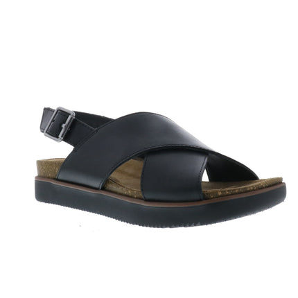 Clarks Elayne Cross (Women's) - Black Leather
