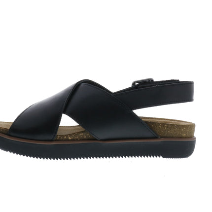 Clarks Elayne Cross (Women's) - Black Leather