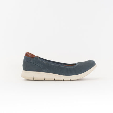 Cobb Hill Lidia Ballet Flat (Women's) - Blue Nubuck